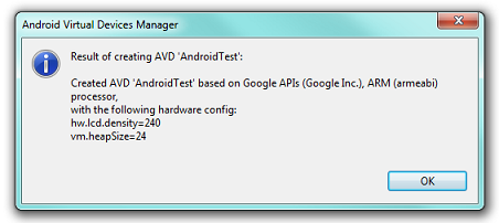 Android Virtual Device (AVD) Step 3