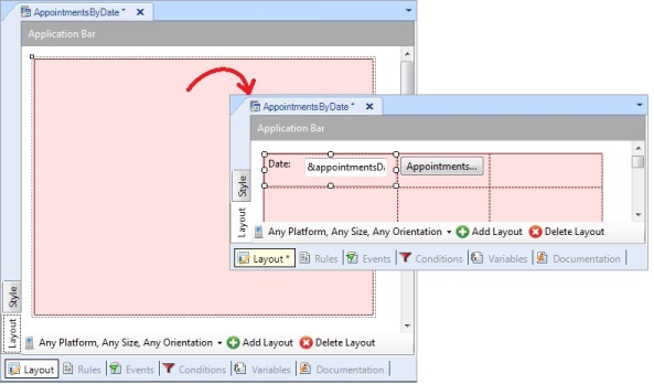 Example - Empty initialization of a SD Panel