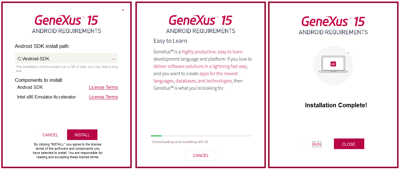 Android SDK - GeneXus 15