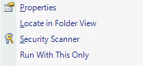 SecurityScannerContextualMenu