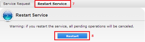 RestartServiceTab