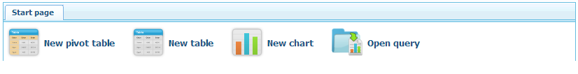 GXquery4 - Chart toolbar