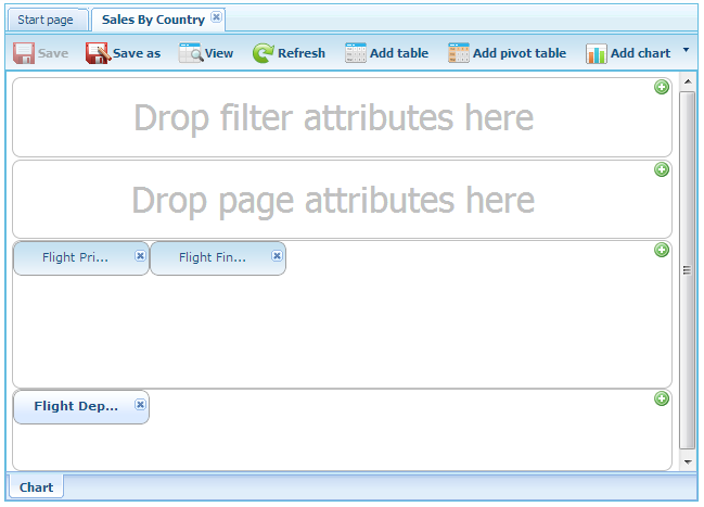 GXquery4 - SalesByCountry bar chart editing with QE