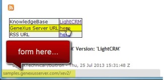 GXserver URL