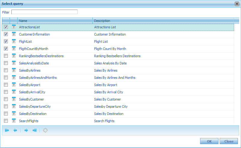 GXquery4 - Choosing Query to Export