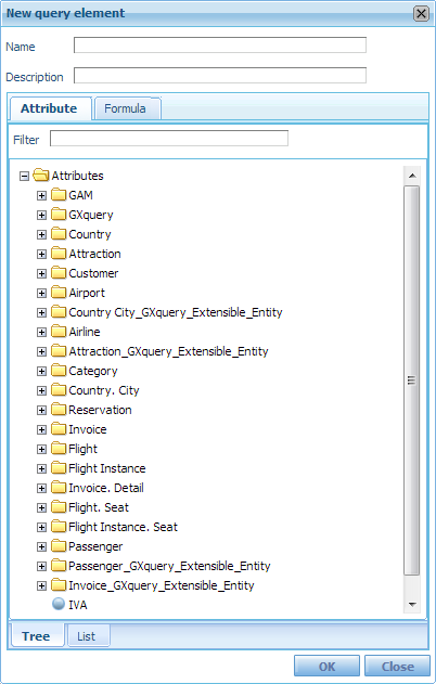 GXquery4 - New query element