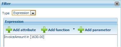 GXquery4 - Filter 1630 Expression mode