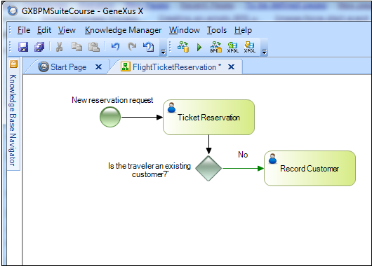 Record Customer task