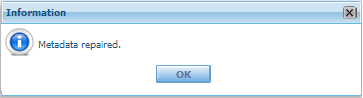 Repair metadata