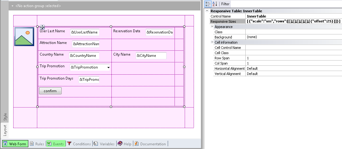 Abstract Layout sample