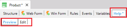 ViewHelp Preview Edit-GeneXus 15