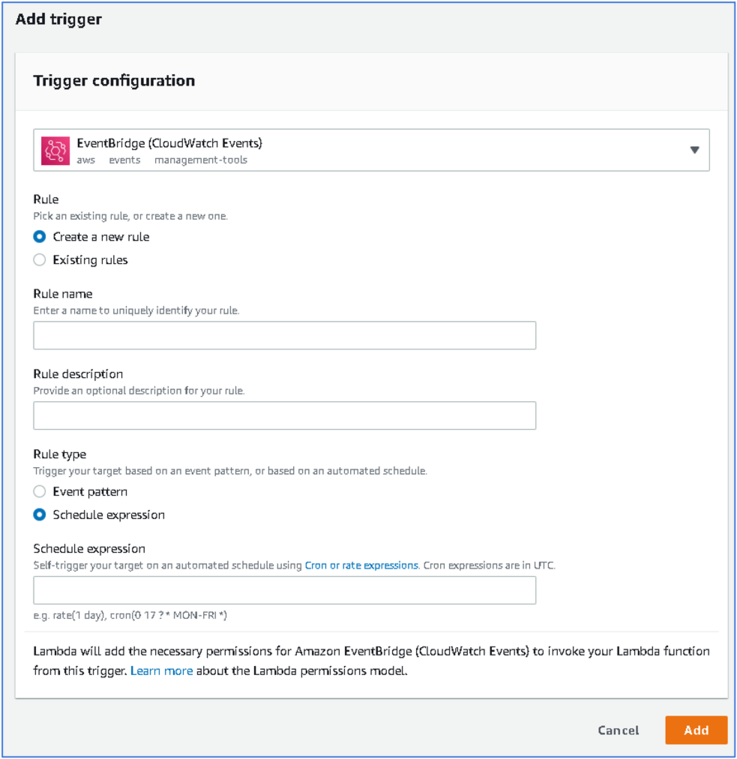 AWSEventBridgetriggeredfunctionsAddTrigger