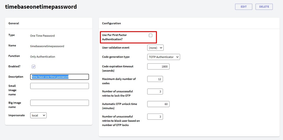 Useforfirstfactorauthentication enable - v18