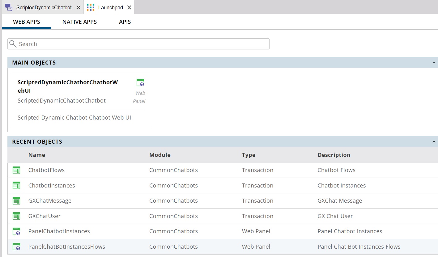 dynamic scripted chatbot - launchpad - v18