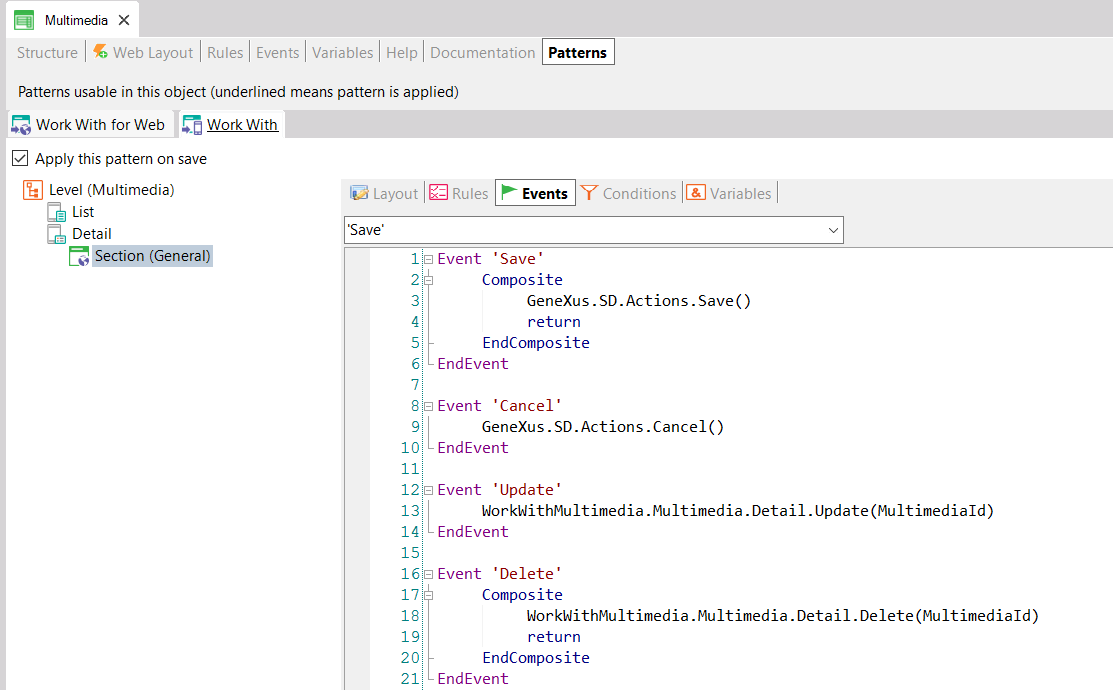 Events in pattern - transaction multimedia - Play video 18