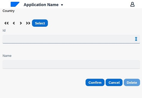 Transaction Country SAP Fiori Horizon v 18 u4