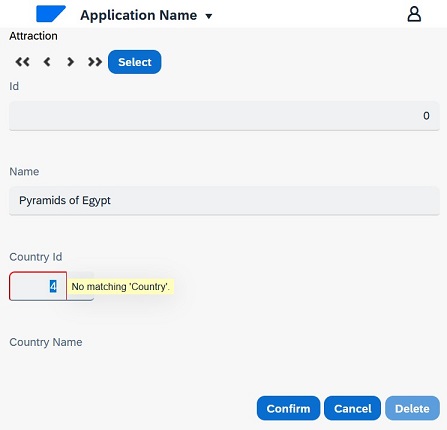 Transaction Attraction no muching country - v18u4 Fiori Horizon