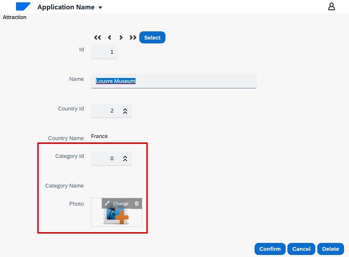 Category Id in Pattern Fiori Horizon v18 u4.