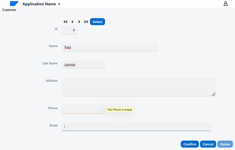 Message rule Customer Transaction V18U4 - SAP Fiori Horizon