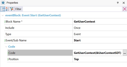 Event Block code created v18u4 fiori Horizon Multitenant