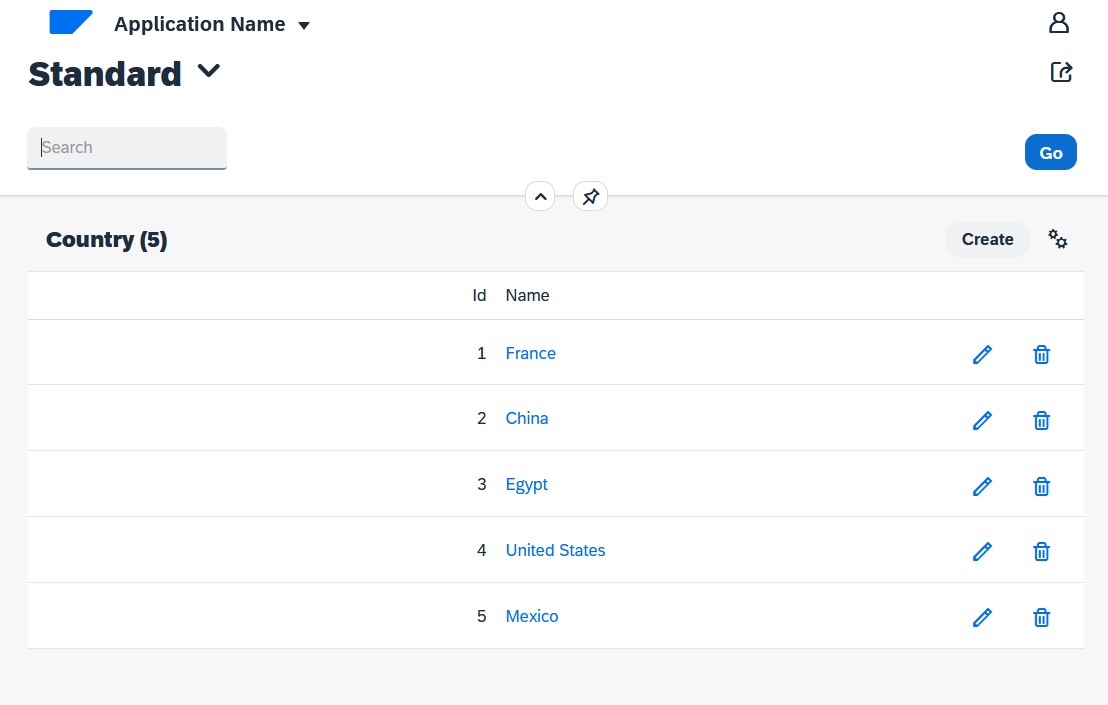 List Floorplant - Fiori Horizon v18u4