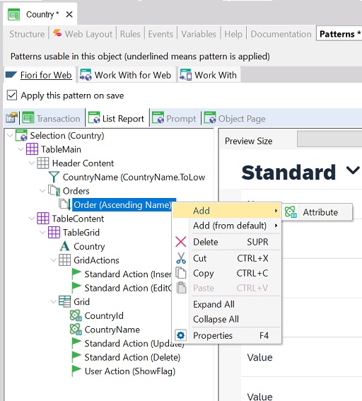 List Report - add attribute in Fiori Horizon Pattern v18u4