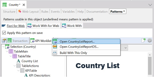 OpenCountryKPIWebPanel Fiori Horizon V18u4 -1