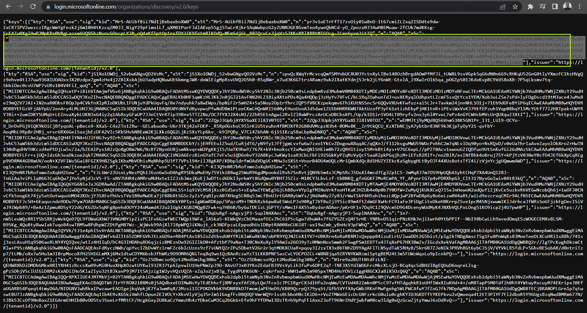 AADConfigurationsOpenIDEndpoint2Step