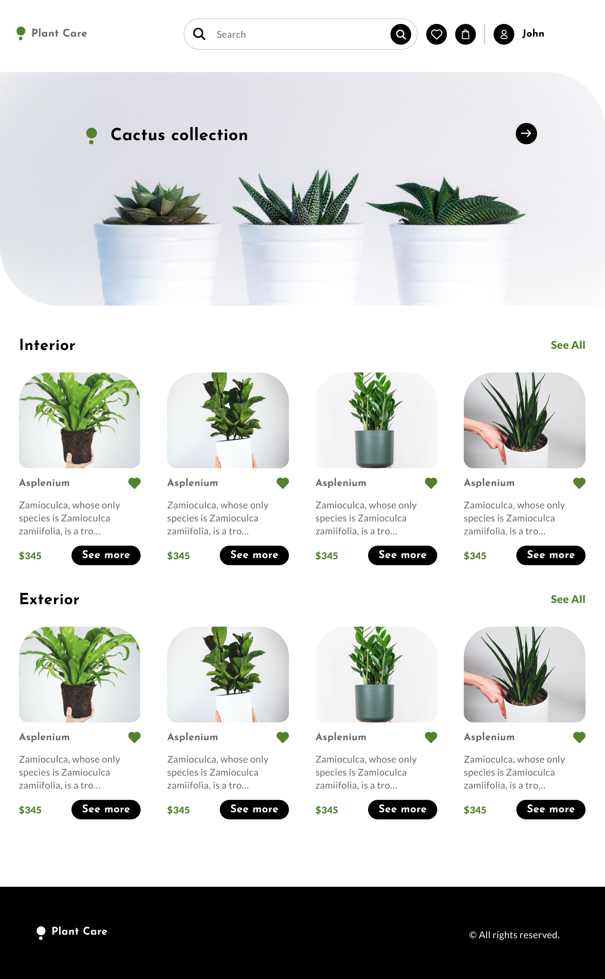 PlantCare - Figma Desktop - Home