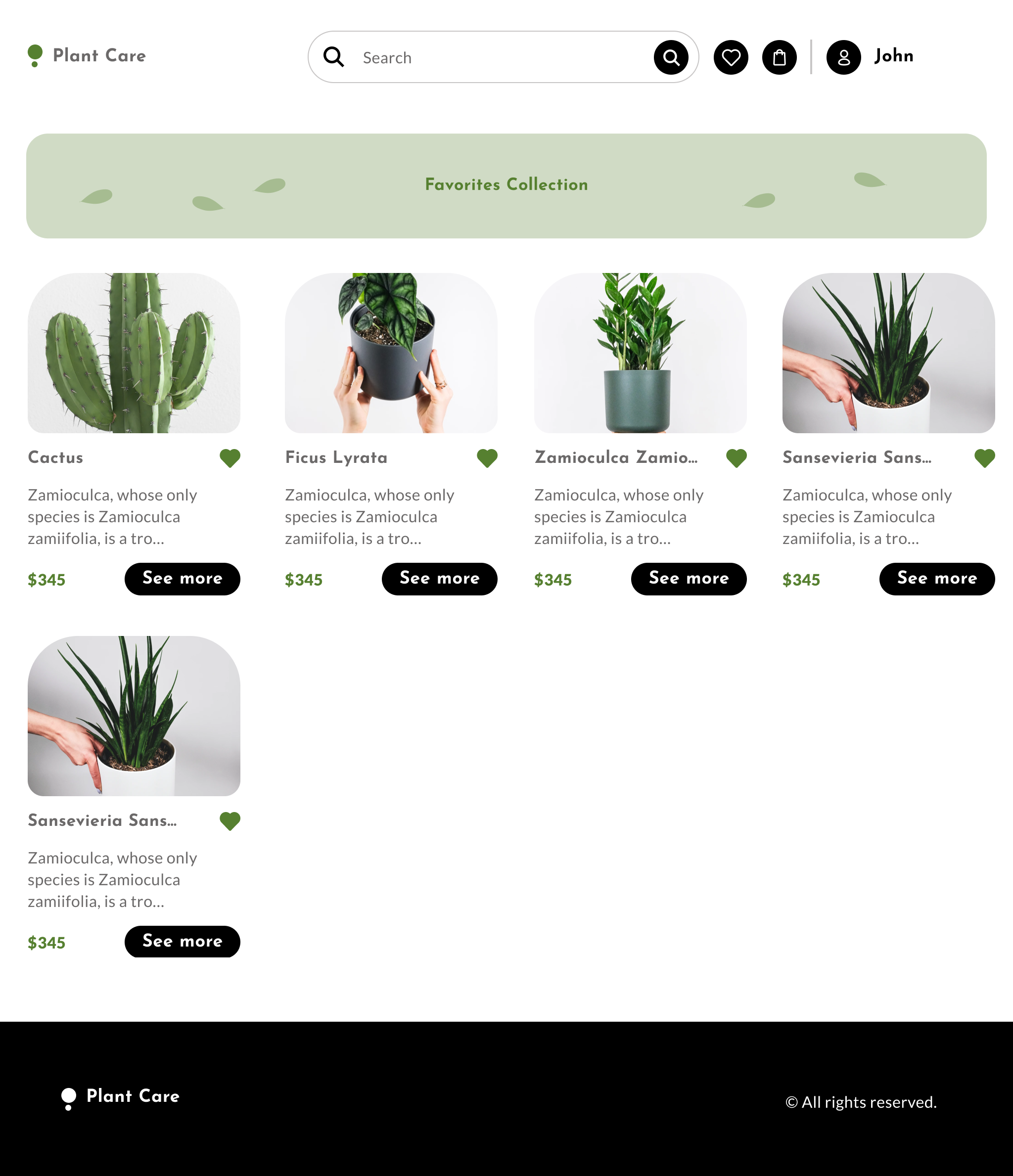 PlantCare - Figma Desktop - Category Page