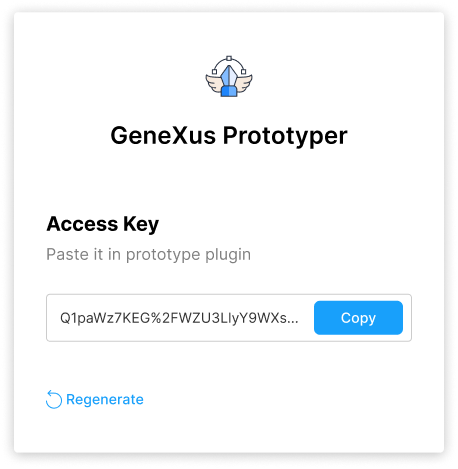 GeneXus Prototyper - Login (step 3)