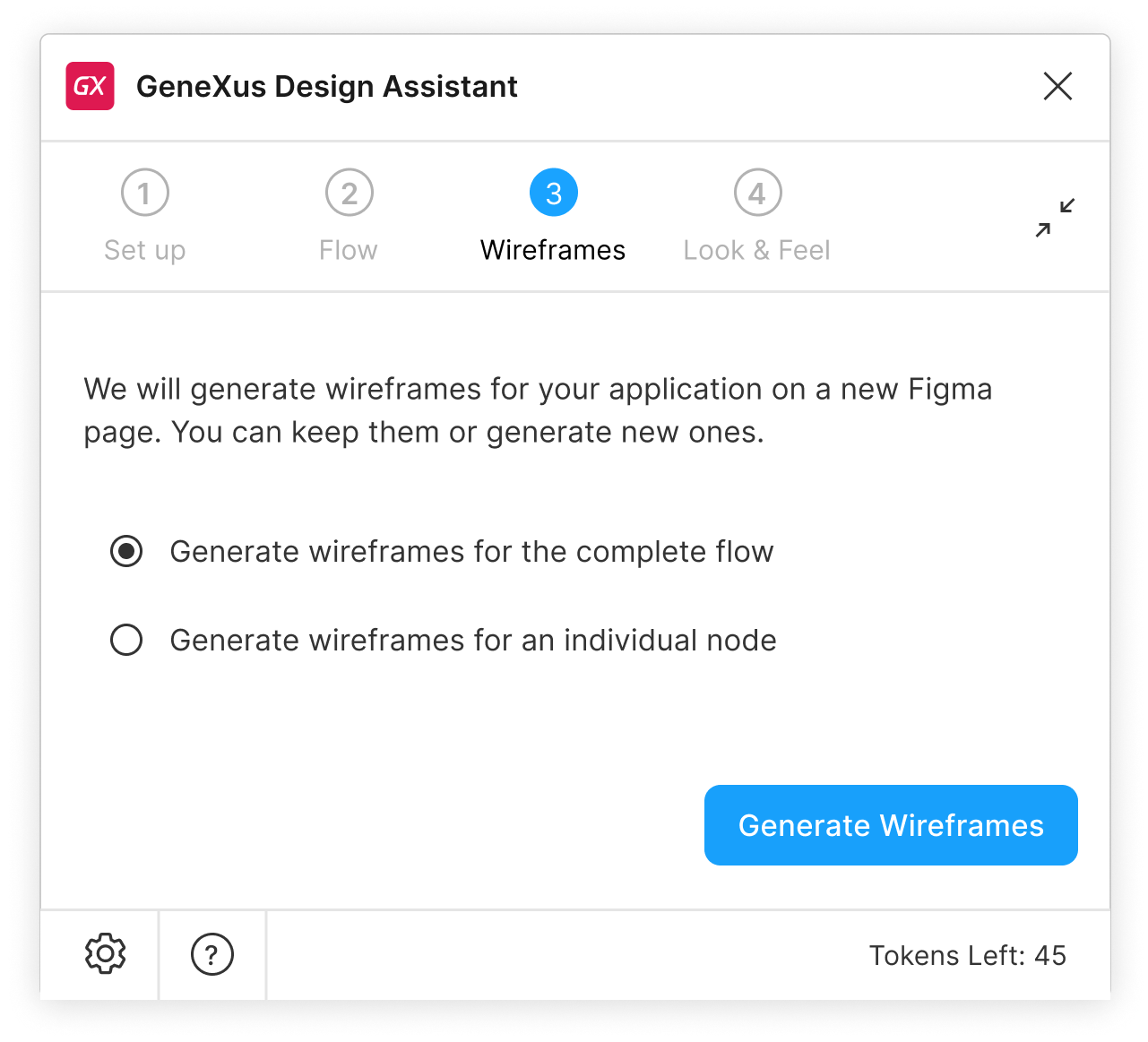 GeneXus GEMA - Step 3 (Wireframes) / Initial