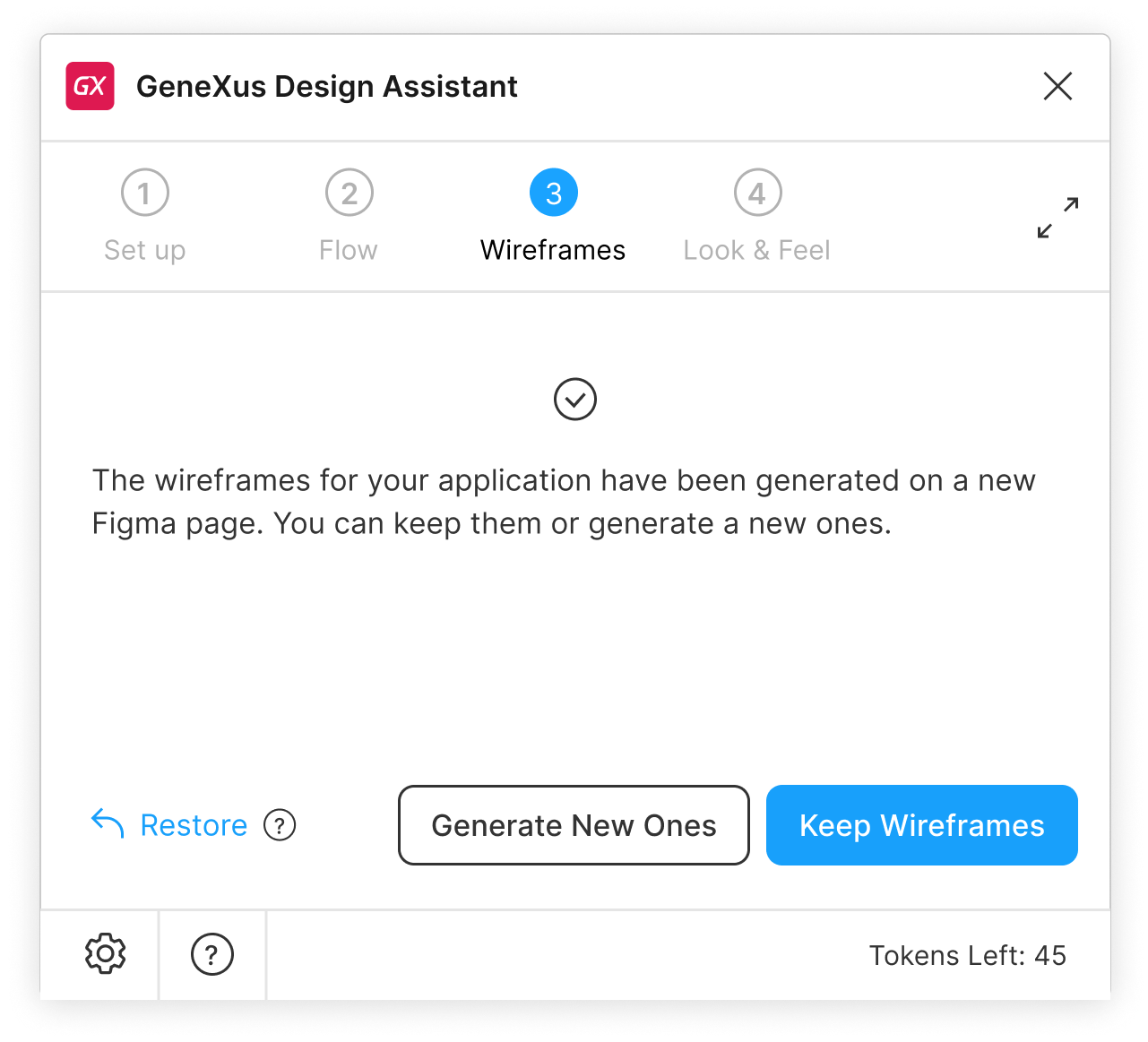 GeneXus GEMA - Step 3 (Wireframes)