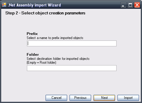 Net Assembly Import Step 2