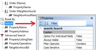 WWSD List Conditions Search Properties