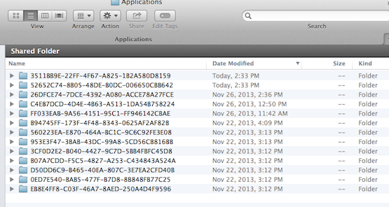 Looking for offline database files - iOS applications folders