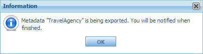 Gxquery4 - Metada export warning