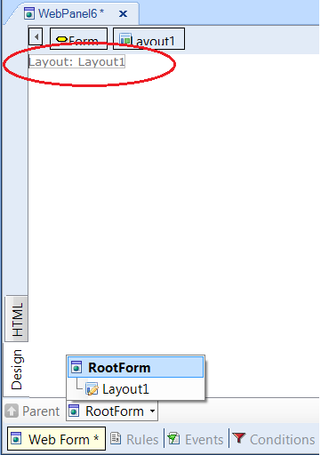 Add HTML As Root menu option : Root Form