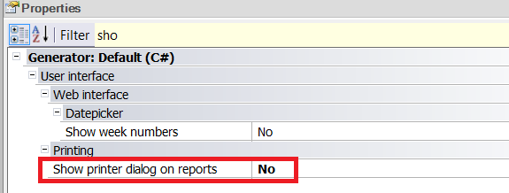 Show Printer Dialog on reports