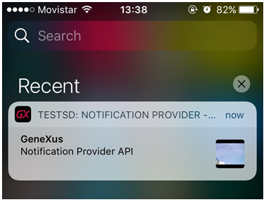 Notification Provider API - iOS result