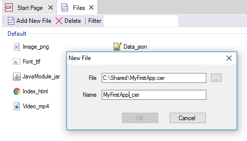 File Object - Adding