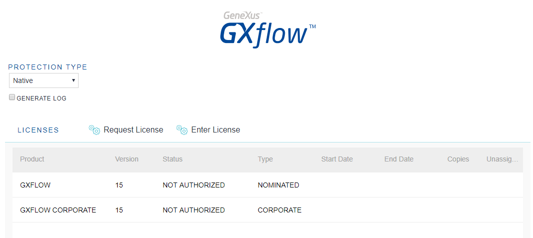 GXflow License Manager 1