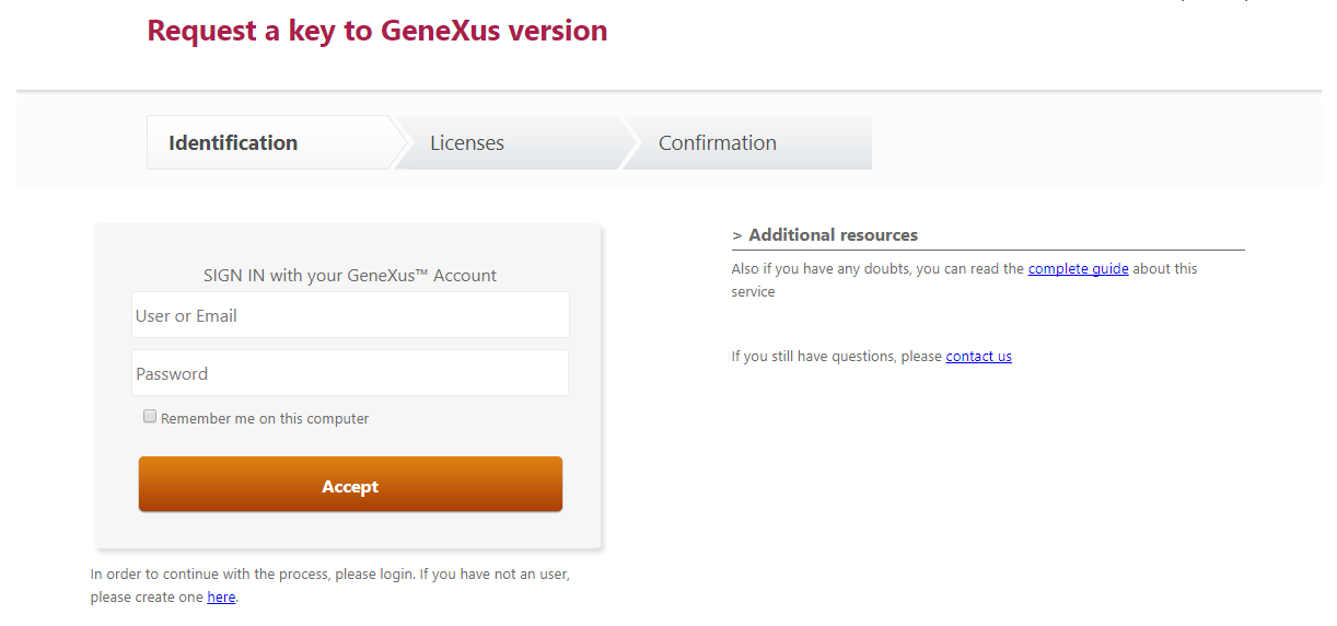 Request GXflow License 2