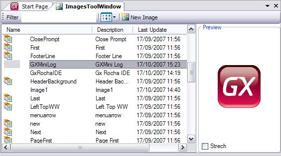 Images Tool Window