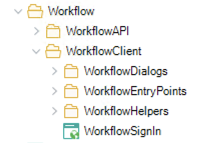GXflow Custom Client based on Unanimo design system-WorkflowClient folder