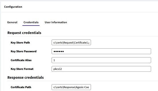 Saml 2.0 authentication type - Credentials1