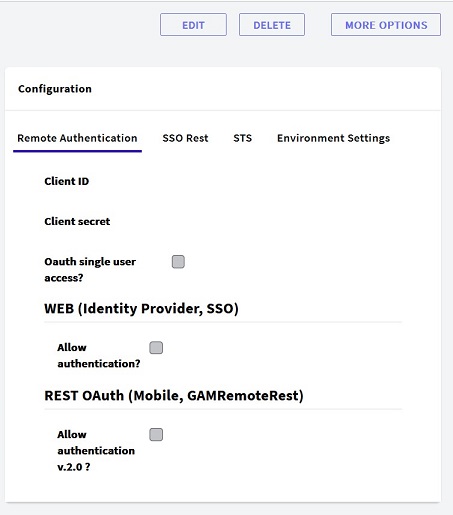 Identity Provider Configuration for GAM Remote Authentication1