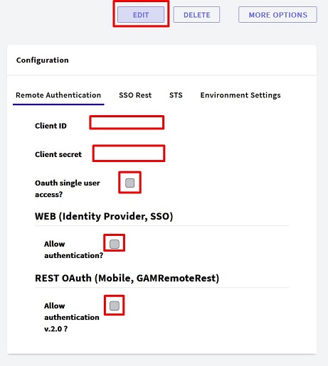 Identity Provider Configuration for GAM Remote Authentication edit