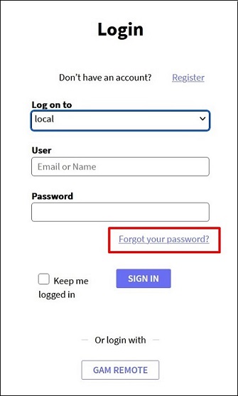 GAM - Forgot Password1