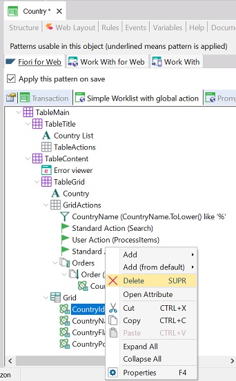 Delete Attribute SimpleWorklist With Global Attribute without WWSD